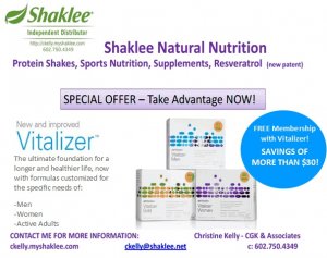 Featured image for Shaklee - Christine Kelly - Independent Rep