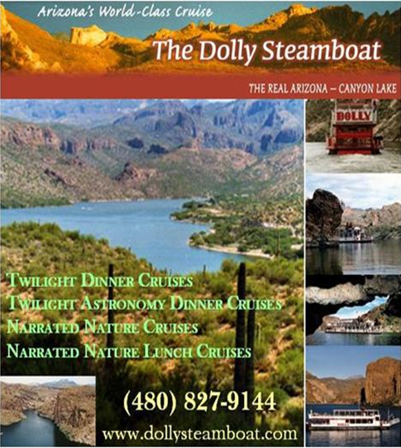 Logo for The Dolly Steamboat