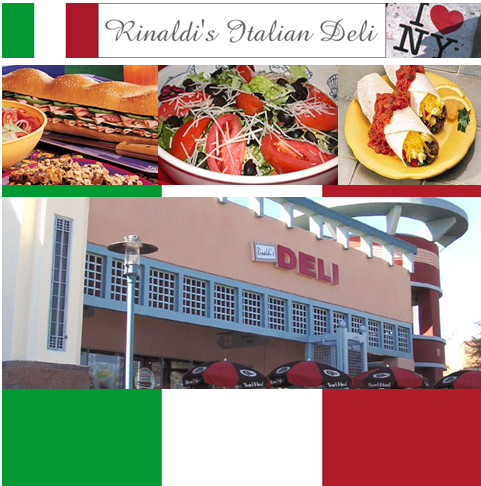 Logo for Rinaldi's Italian Deli