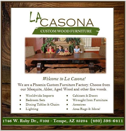 Logo for La Casona Custom Wood Furniture