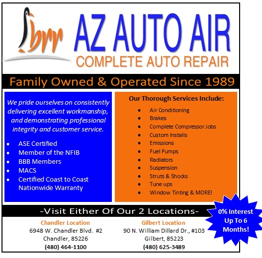 Logo for AZ Auto Air