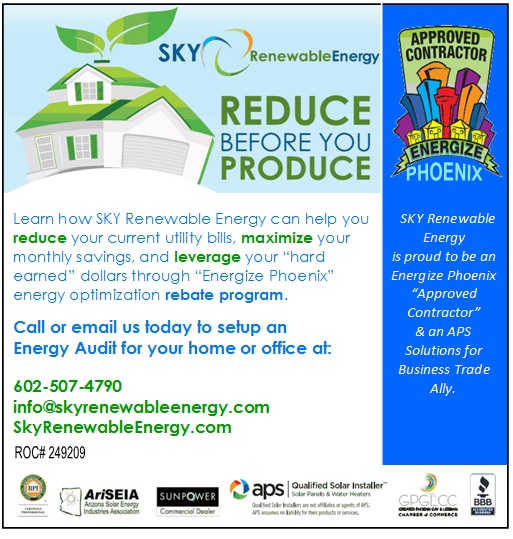 Logo for SKY Renewable Energy - Home Audits